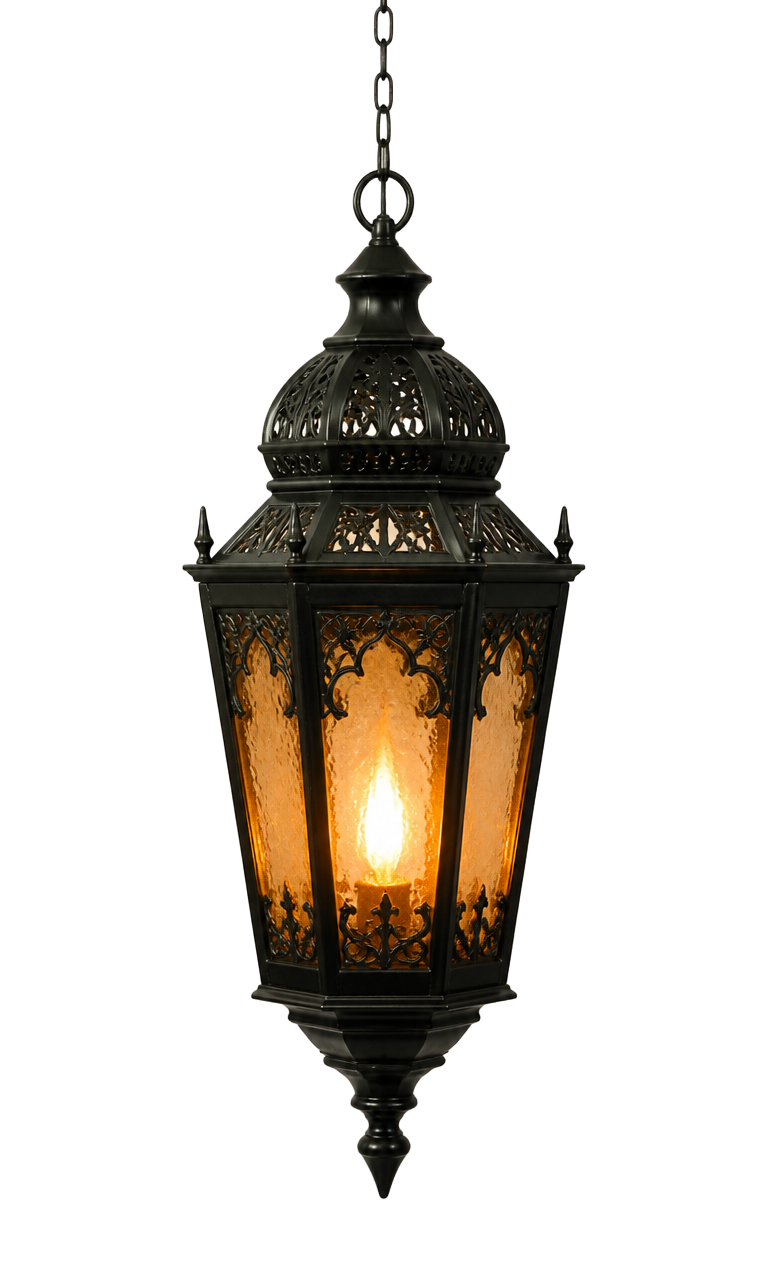 Glowing hanging lantern